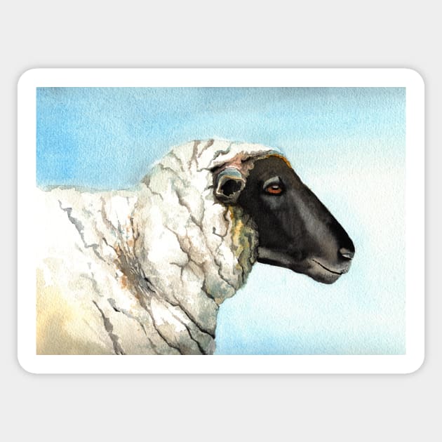 Baa, Baa Winter Sheep Sticker by JCPhillipps